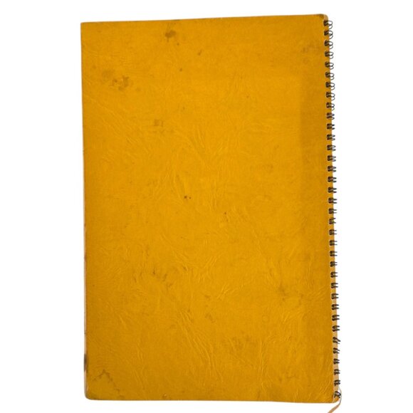 Vintage 1949 Girl Scout Cooking Notebook Yellow Spiral Bound Gas Service Company - Picture 2 of 16